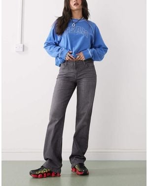 Noisy May Nila Low Waist baggy Jeans - Blue