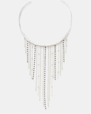 Stradivarius Collier ras - Bleu