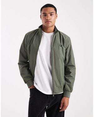 Fred Perry – brentham – jacke - Grün