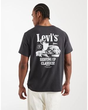 Levi's Fast Food Back Graphic Relaxed T-shirt - Black