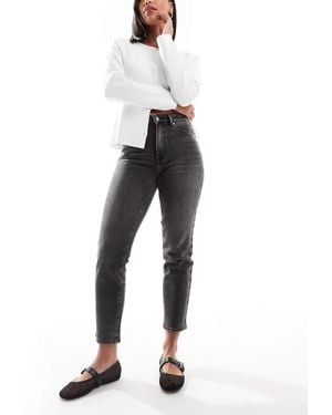 ONLY Emily High Waisted Straight Leg Jeans - White