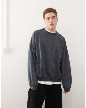 Weekday Leon Oversized Sweatshirt - Grey