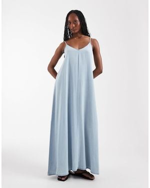 ONLY Chambray Maxi Dress - Blue