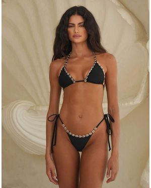 Moda Minx Deauville Triangle Bikini Top - Brown