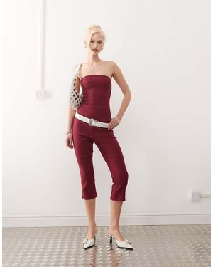 Motel Kila Tailo Capri Trouser Co-ord - Pink