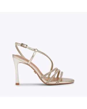 Carvela Kurt Geiger Paparazza Jewel Heel Heeled Sandals - White