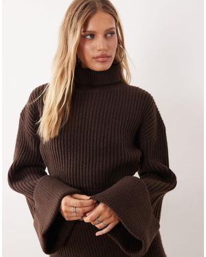 Wanderdoll – mabel – rollkragenpullover aus wollmix - Schwarz