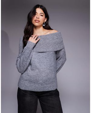 River Island – strickoberteil - Grau