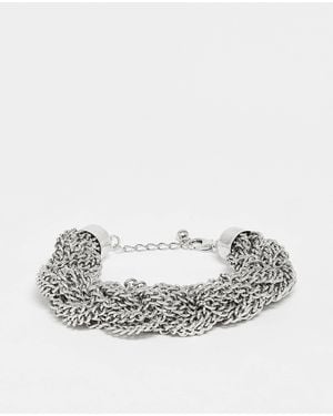 Reclaimed Vintage Chunky Bracelet - Grey
