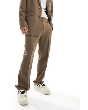 Collusion Co-ord Premium Tailored Cargo Trouser - Natural