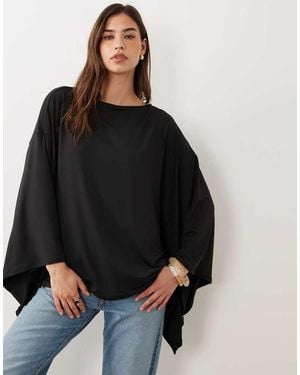 ASOS Cape Style Top Co-ord - Black