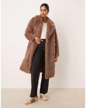 Glamorous Walnut Coat - Natural