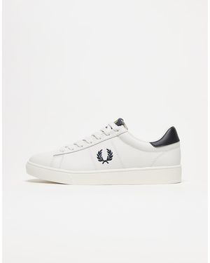 Fred Perry Zapatillas De Deporte Blancas De Cuero Spencer De -Blanco - Neutro