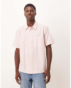 ASOS Camisa A Rayas Rosas Holgada De