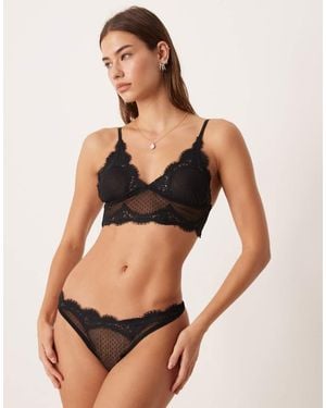 Free People Intimately Fp Fiona Thong - Black