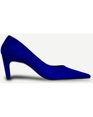 OFF THE HOOK Andre Pointed Toe High Heel Court Shoes - Blue