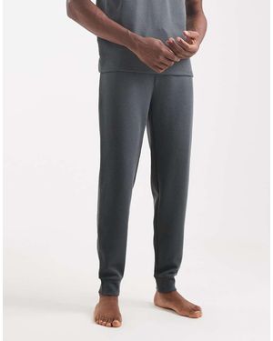 BOSS Co-ord Cuffed Waffle Lounge joggers - Grey