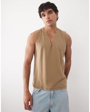 ASOS – regular-fit-tanktop - Braun