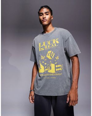 Good For Nothing – oversize-t-shirt - Grau
