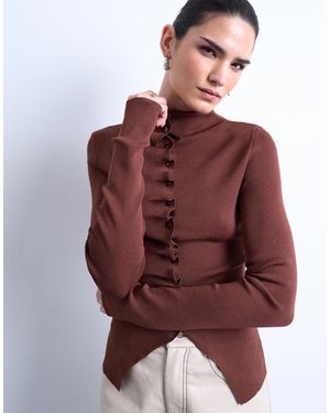 TOPSHOP – strickoberteil - Rot