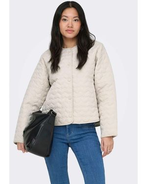 ONLY – steppjacke - Weiß