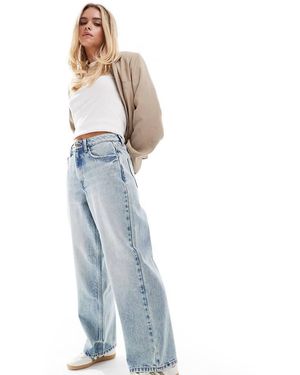 Miss Selfridge Vaqueros Azules Holgados Con Lavado Ácido De