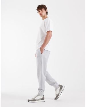 Lacoste Smalle Joggingbroek Van Jersey - Wit