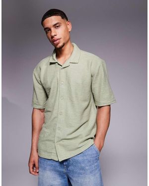 Threadbare T-Shirt Van Jersey Met Korte Mouwen En Textuur - Grijs