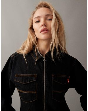 Collusion – figurbetonte jacke - Schwarz