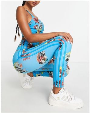 Ivy Park Adidas Originals X Printed leggings - Blue
