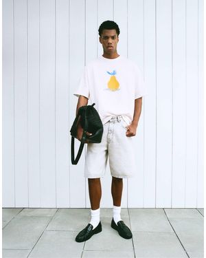 Pull&Bear – t-shirt - Weiß