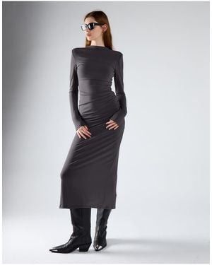 Glamorous Bodycon Midi Dress - Blue