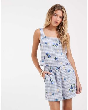 Vero Moda Pull On Shorts - Blue