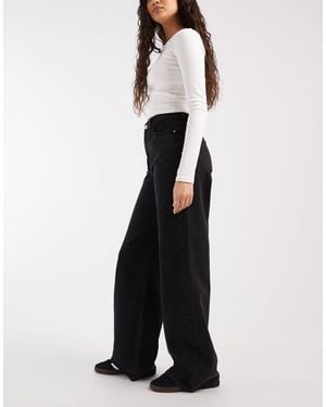 Pieces Selma High Waisted Wide Leg Jeans - White