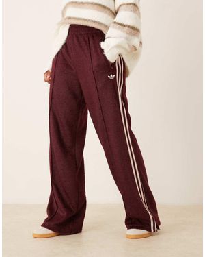 adidas Originals Firebird Fluffy Track Trousers - Red