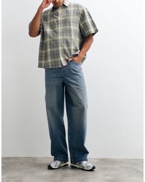 ASOS – weite jeans - Blau
