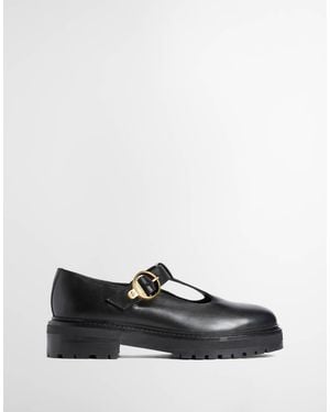 Barbour Ryton lederschuhe mit schnalle im mary-jane-stil - Weiß