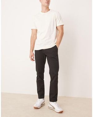 Mango Prato Slim Fit Chino Trousers - Natural