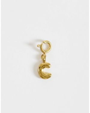 ASOS Waterproof Stainless Steel Interchangeable C Charm - White