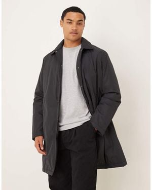 ARKET Tech Padded Overcoat - Grey
