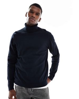 Jack & Jones Roll Neck Sweater - Blue