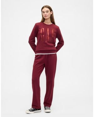 Gap Foil Print Wide Leg Jogger Co-Ord - Red