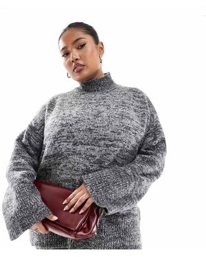 Vero Moda Oversized Rollneck Jumper Co-ord - Grey