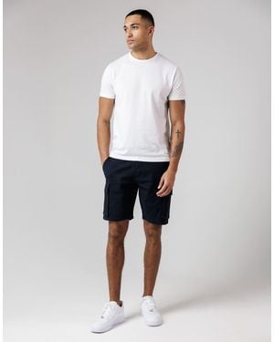 French Connection Cotton Cargo Shorts - White