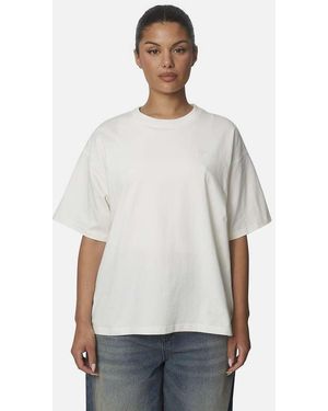 Good For Nothing Oversized T-Shirt Van Katoen Met Geborduurd Logo - Wit