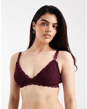 Mama.licious Mamalicious Maternity Soft Lace Nursing Bralette - Green