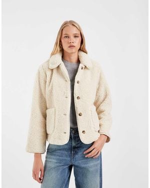 Levi's Giacca Borg Bianca - Neutro