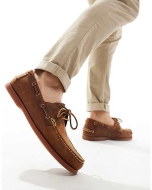 Polo Ralph Lauren Merton Boat Shoe - Natural