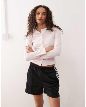 Collusion Gilet en maille pointelle à manches longues - pastel - Rose