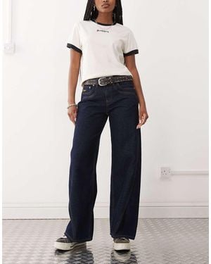 The Ragged Priest Low Rise baggy Fit Jeans - Blue